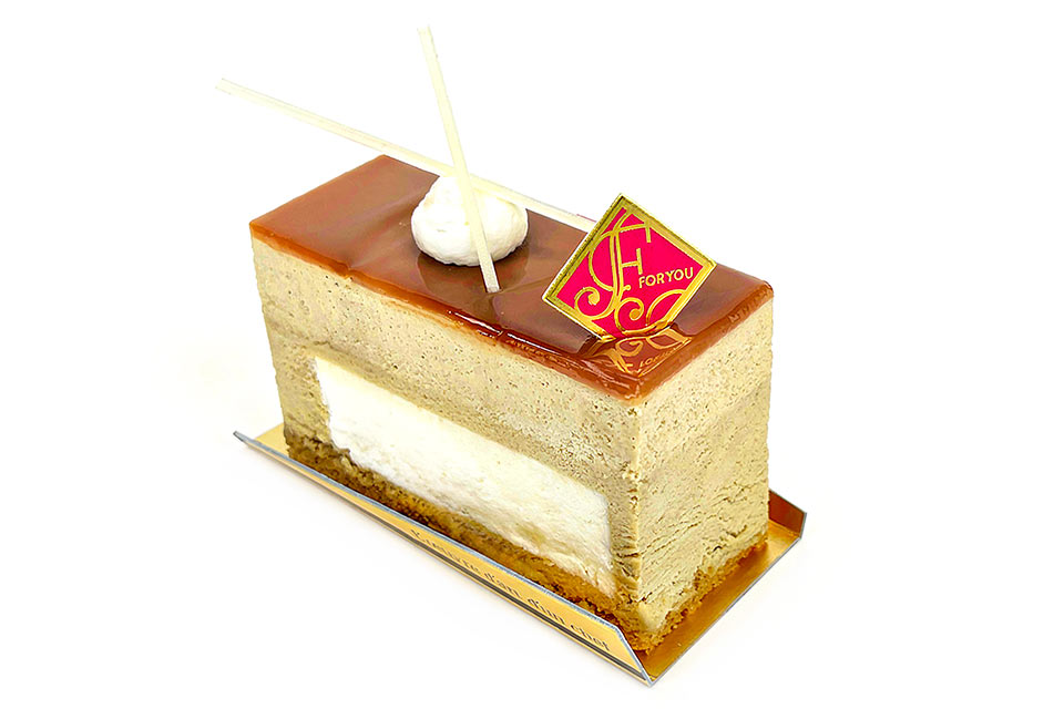 ケーキ：ほうじ茶のムース