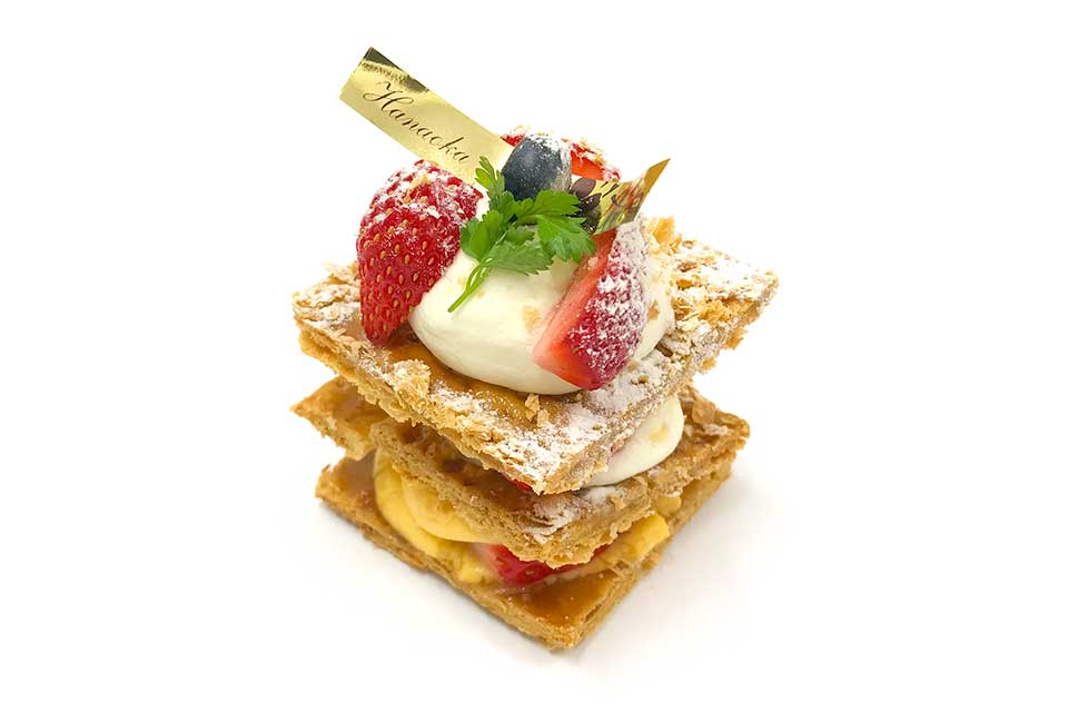 ケーキ:苺のミルフィーユ