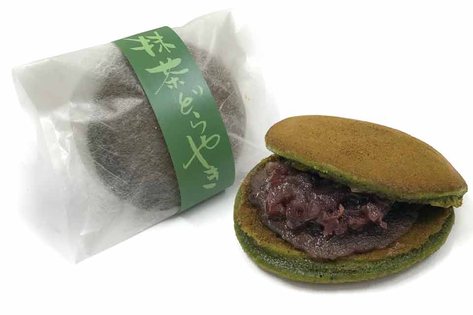 季節のお菓子:抹茶どら焼き