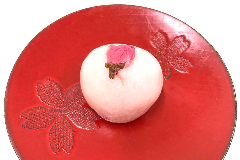 季節のお菓子：桜饅頭