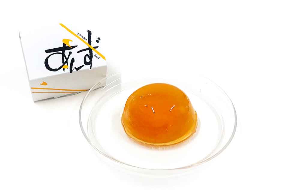 季節のお菓子:ゼリー(あんず)